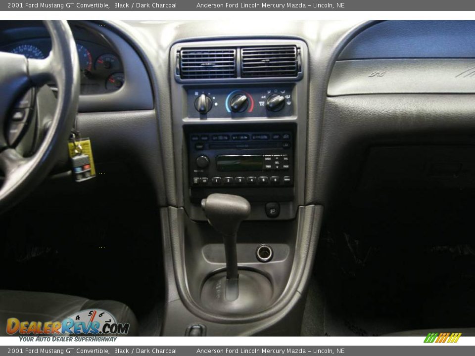 2001 Ford Mustang GT Convertible Black / Dark Charcoal Photo #22
