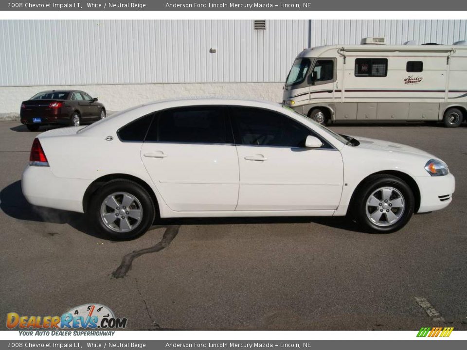 2008 Chevrolet Impala LT White / Neutral Beige Photo #5