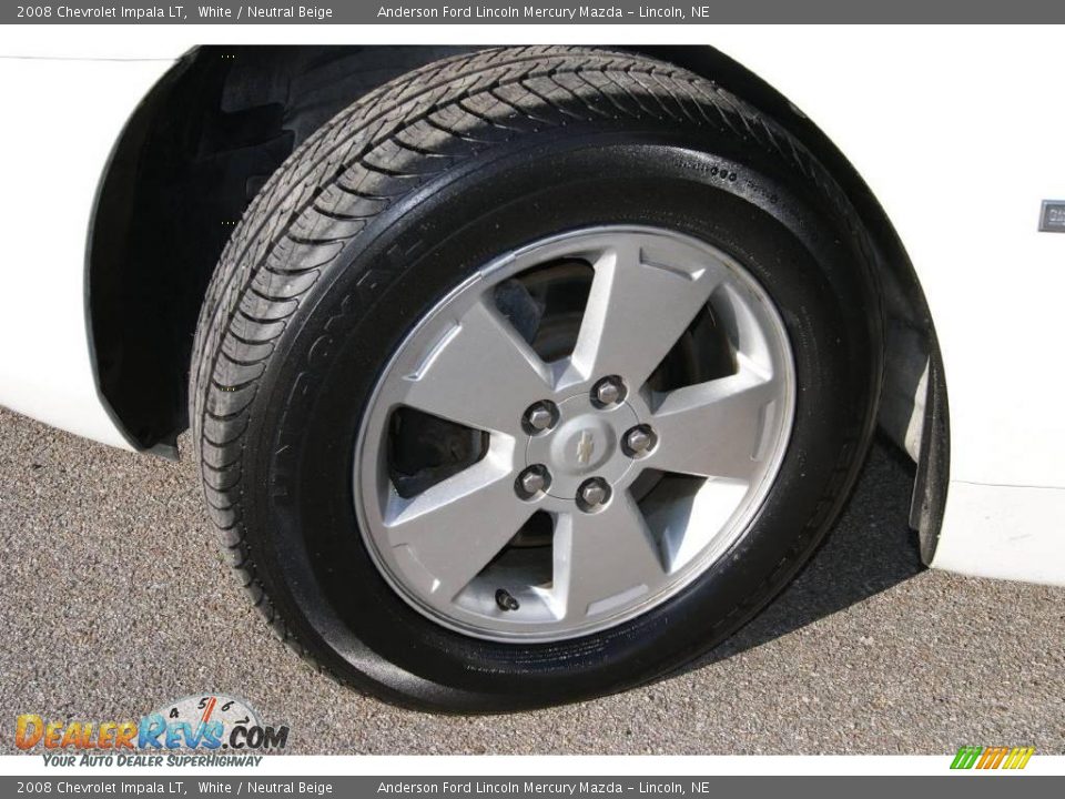 2008 Chevrolet Impala LT White / Neutral Beige Photo #6