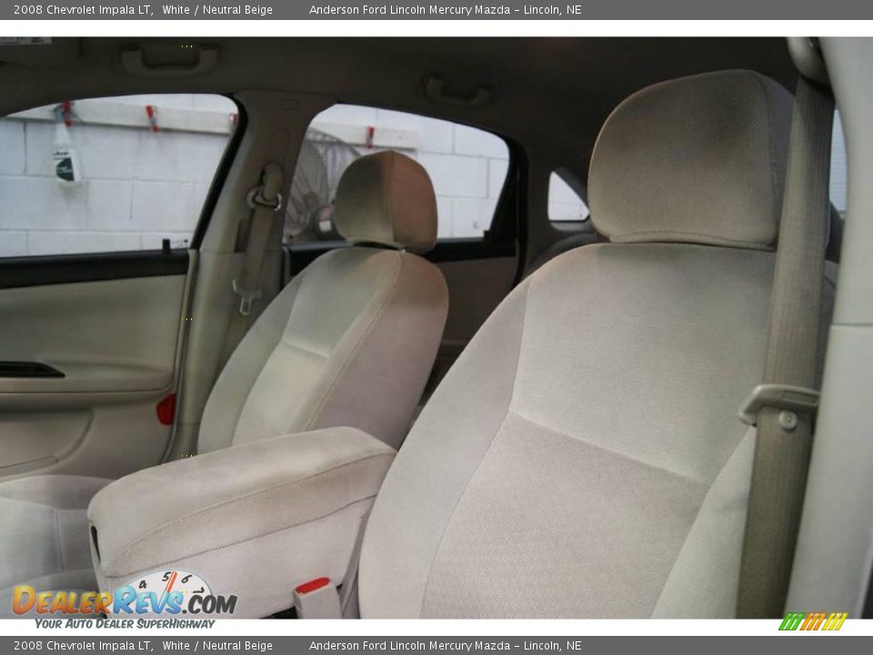 2008 Chevrolet Impala LT White / Neutral Beige Photo #15