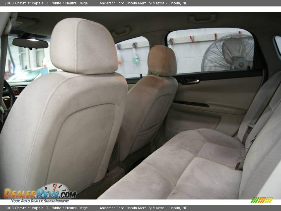 2008 Chevrolet Impala LT White / Neutral Beige Photo #17