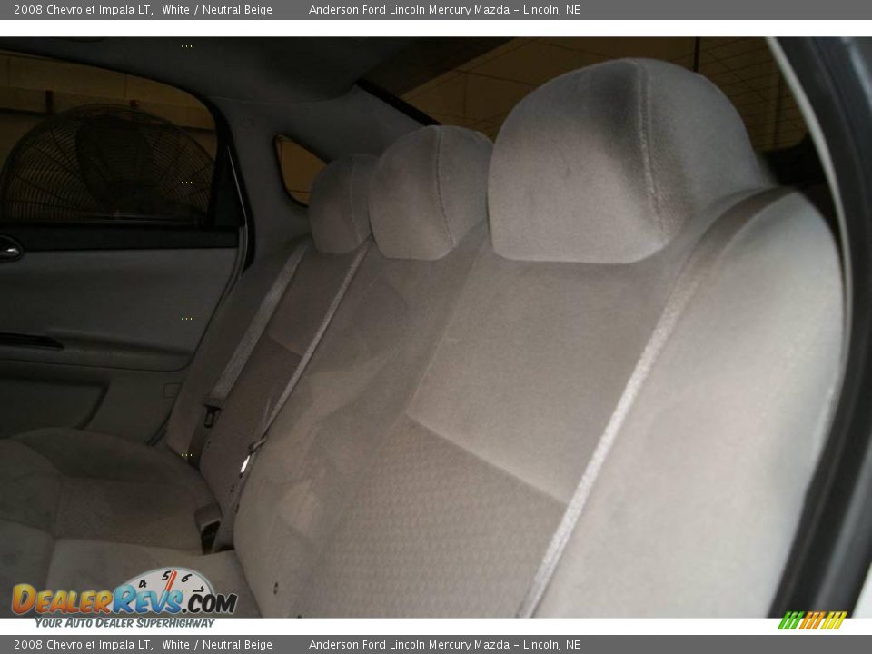 2008 Chevrolet Impala LT White / Neutral Beige Photo #18