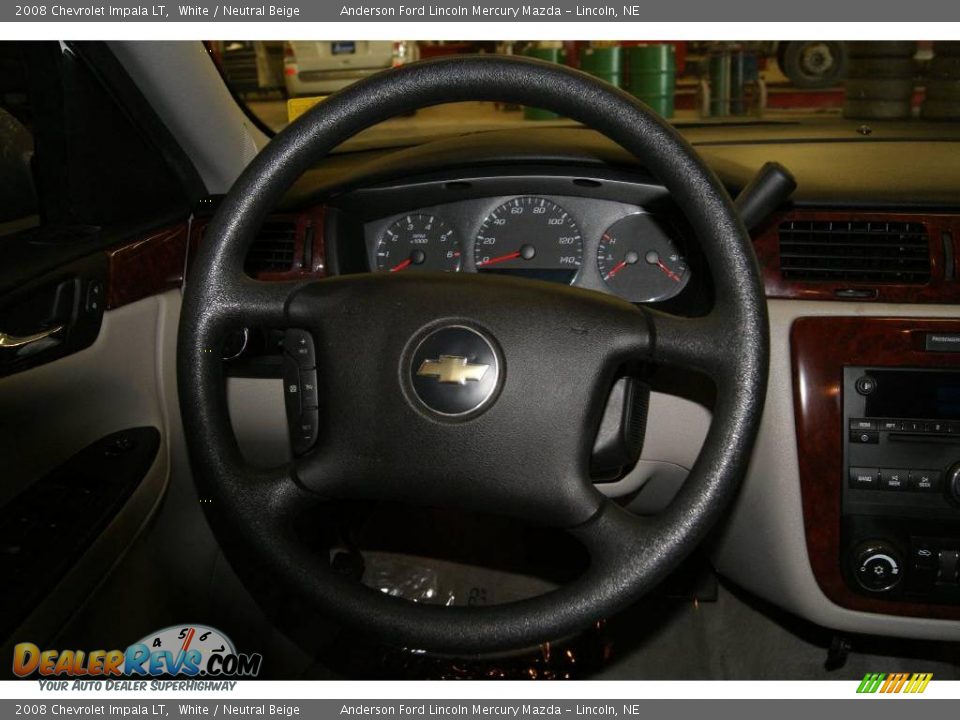 2008 Chevrolet Impala LT White / Neutral Beige Photo #23