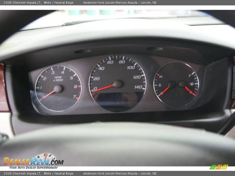 2008 Chevrolet Impala LT White / Neutral Beige Photo #24
