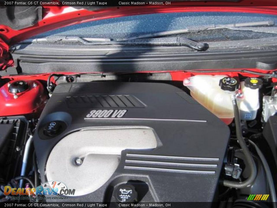 2007 Pontiac G6 GT Convertible Crimson Red / Light Taupe Photo #27