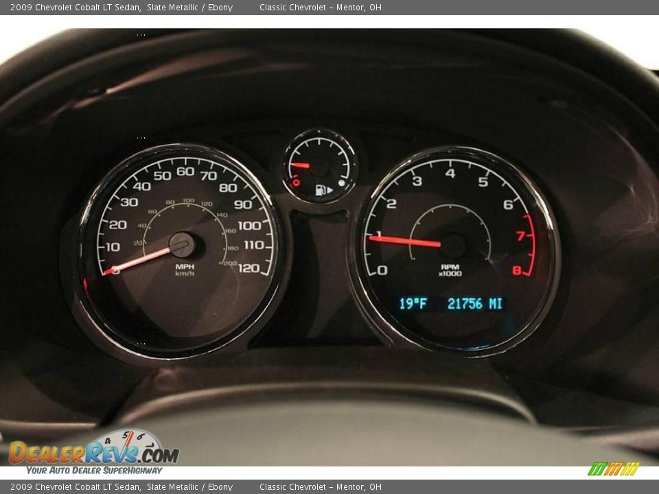 2009 Chevrolet Cobalt LT Sedan Slate Metallic / Ebony Photo #11