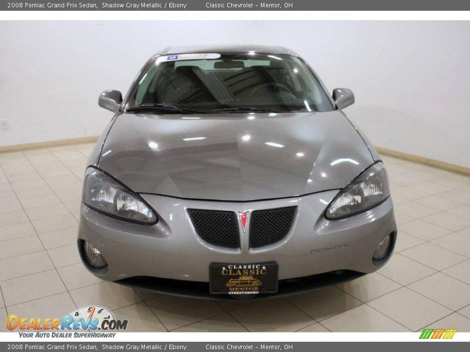 2008 Pontiac Grand Prix Sedan Shadow Gray Metallic / Ebony Photo #2