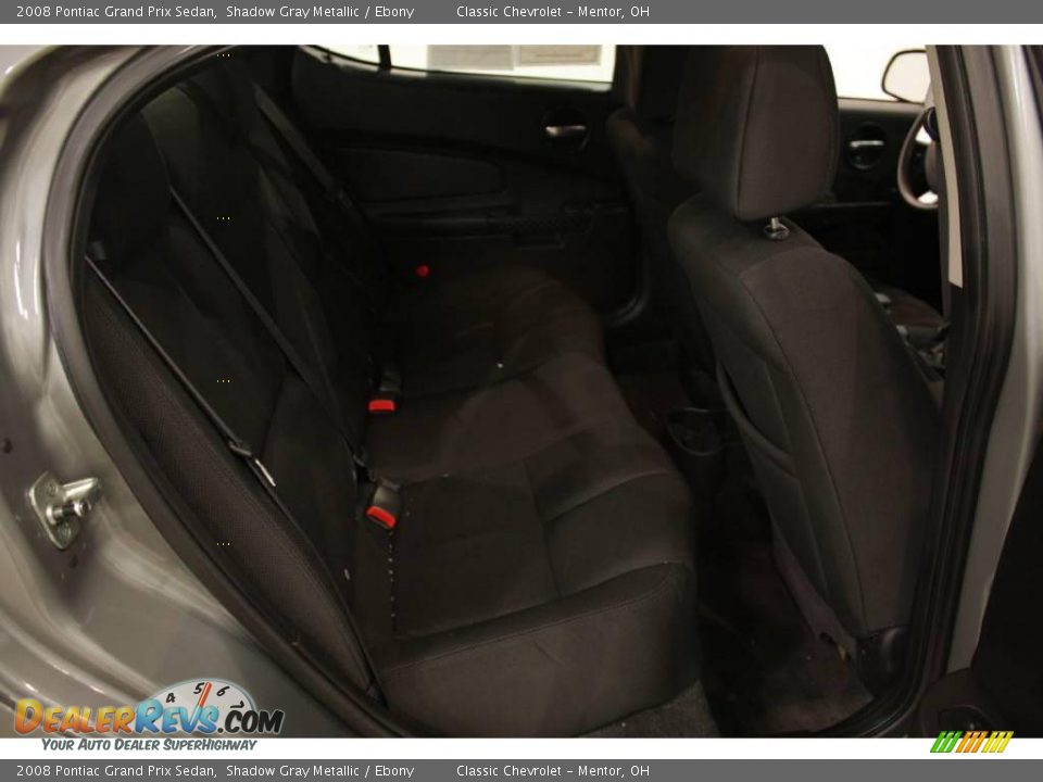 2008 Pontiac Grand Prix Sedan Shadow Gray Metallic / Ebony Photo #15