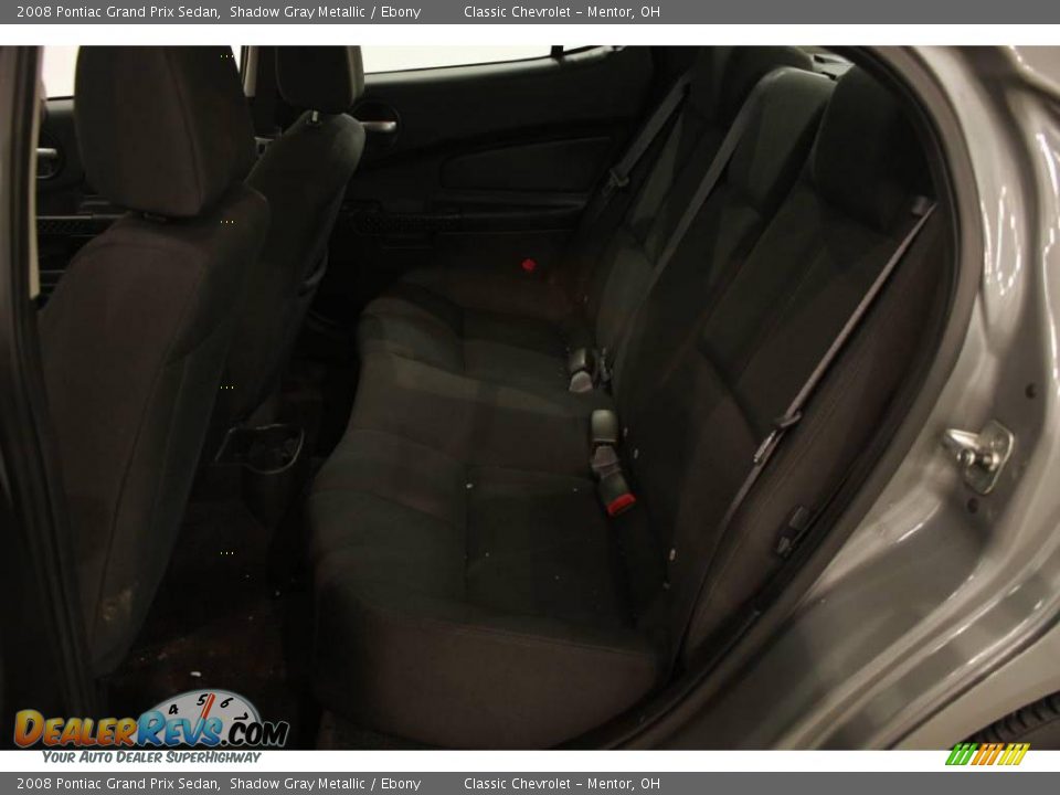 2008 Pontiac Grand Prix Sedan Shadow Gray Metallic / Ebony Photo #16