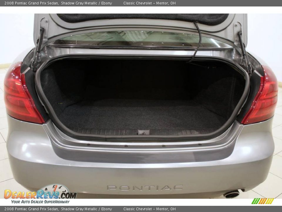 2008 Pontiac Grand Prix Sedan Shadow Gray Metallic / Ebony Photo #18