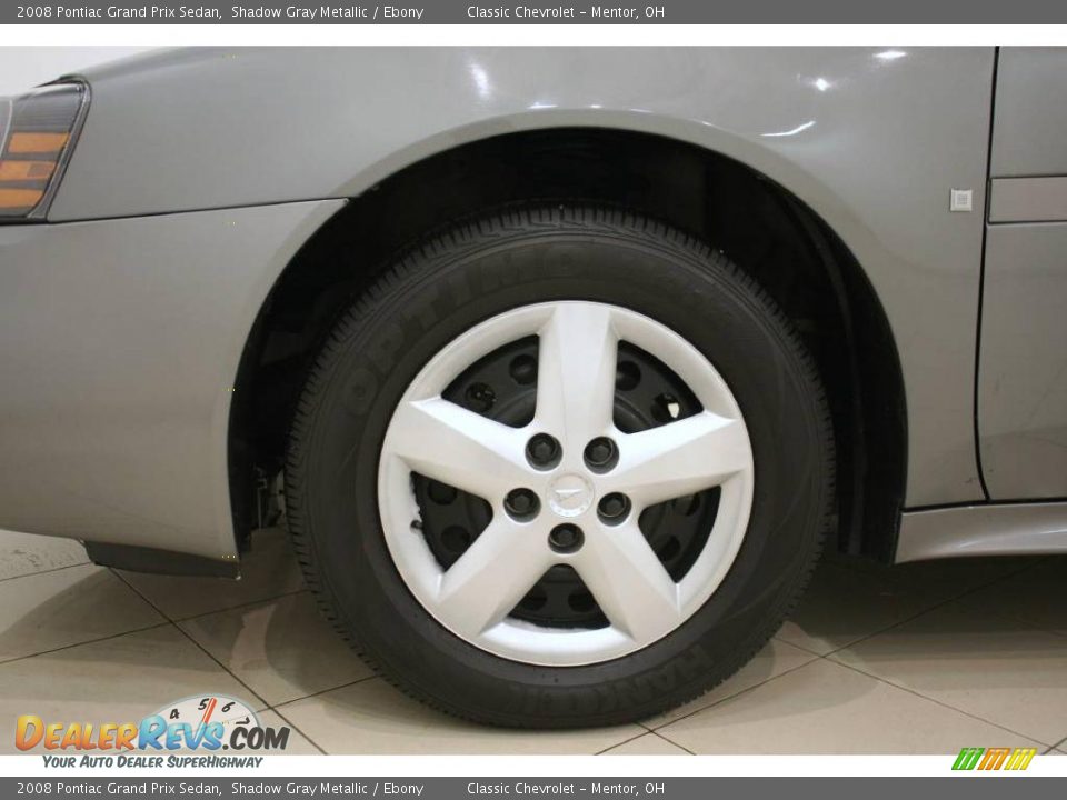 2008 Pontiac Grand Prix Sedan Shadow Gray Metallic / Ebony Photo #20