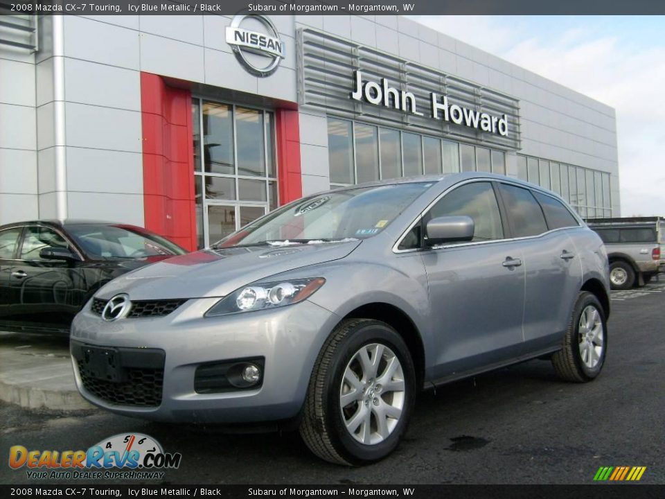 2008 Mazda CX-7 Touring Icy Blue Metallic / Black Photo #1