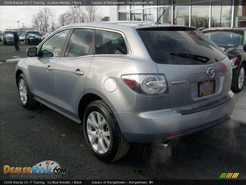 2008 Mazda CX-7 Touring Icy Blue Metallic / Black Photo #3