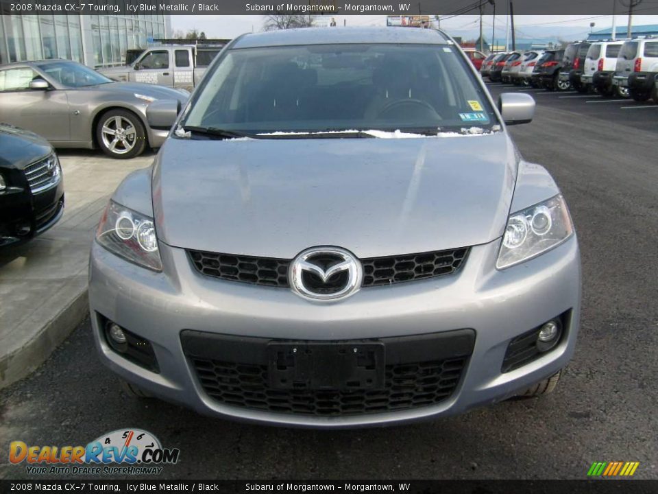2008 Mazda CX-7 Touring Icy Blue Metallic / Black Photo #7