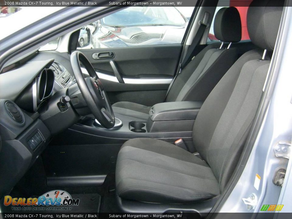 2008 Mazda CX-7 Touring Icy Blue Metallic / Black Photo #9