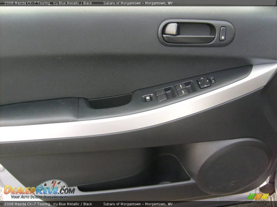 2008 Mazda CX-7 Touring Icy Blue Metallic / Black Photo #11