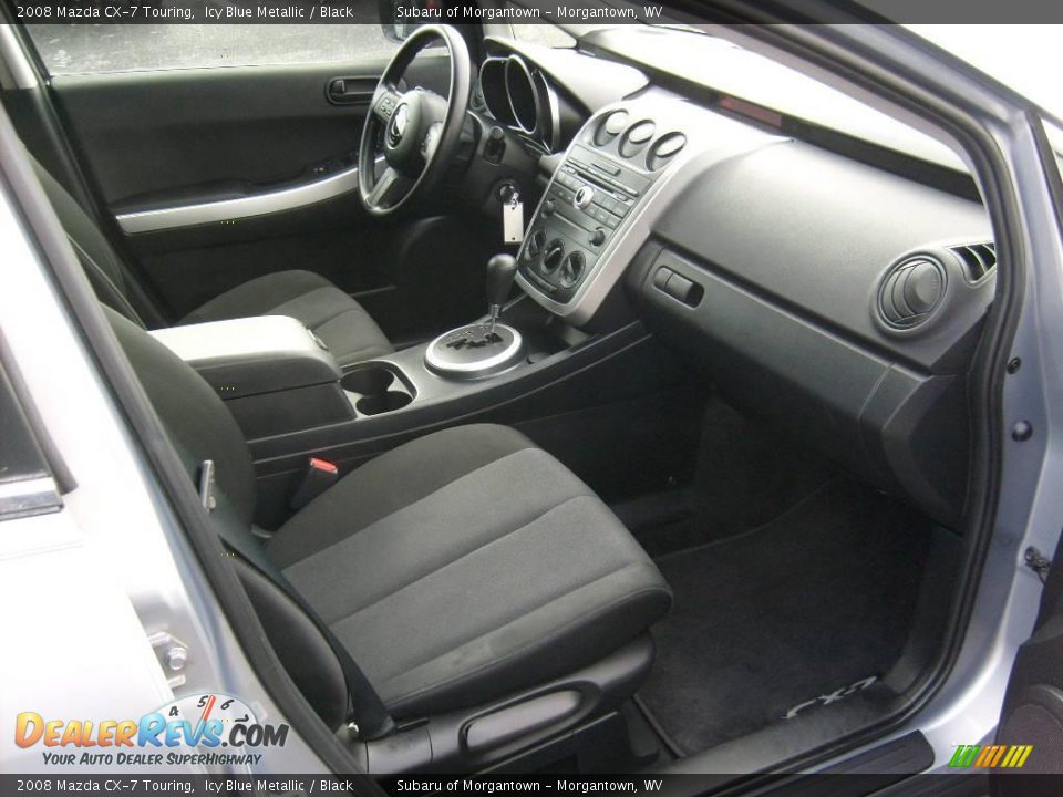 2008 Mazda CX-7 Touring Icy Blue Metallic / Black Photo #16