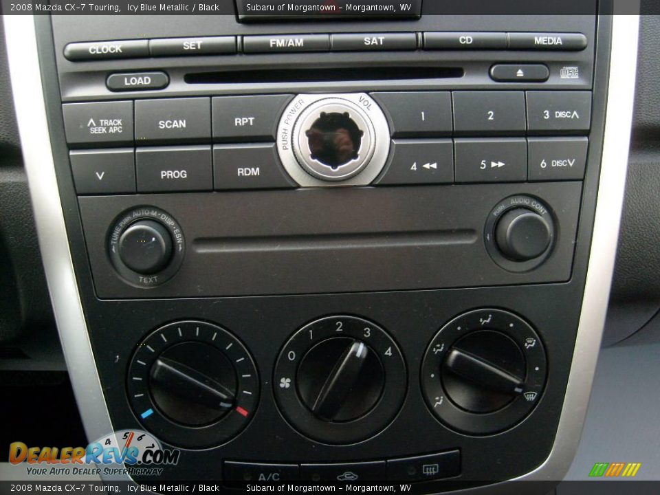 2008 Mazda CX-7 Touring Icy Blue Metallic / Black Photo #19