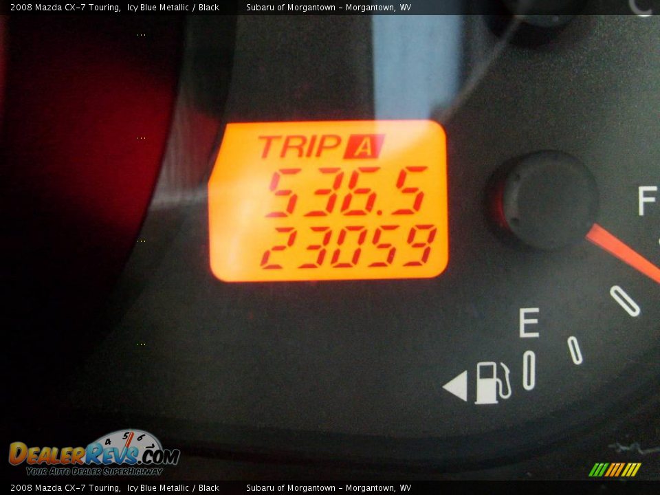 2008 Mazda CX-7 Touring Icy Blue Metallic / Black Photo #20