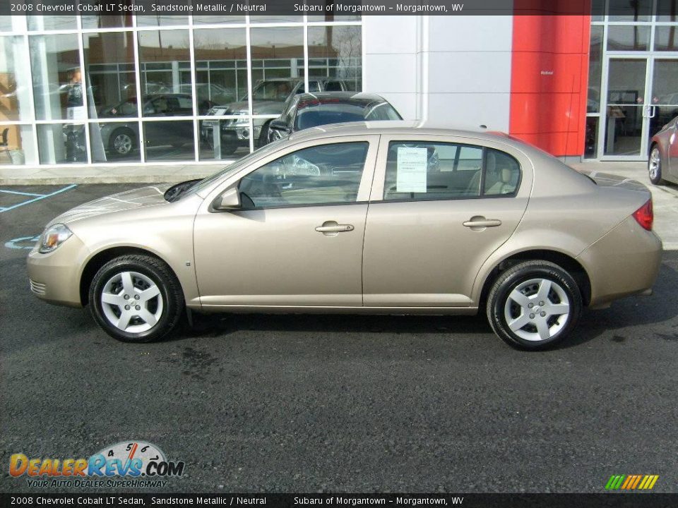 2008 Chevrolet Cobalt LT Sedan Sandstone Metallic / Neutral Photo #2