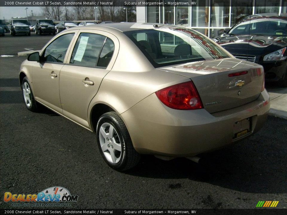 2008 Chevrolet Cobalt LT Sedan Sandstone Metallic / Neutral Photo #3