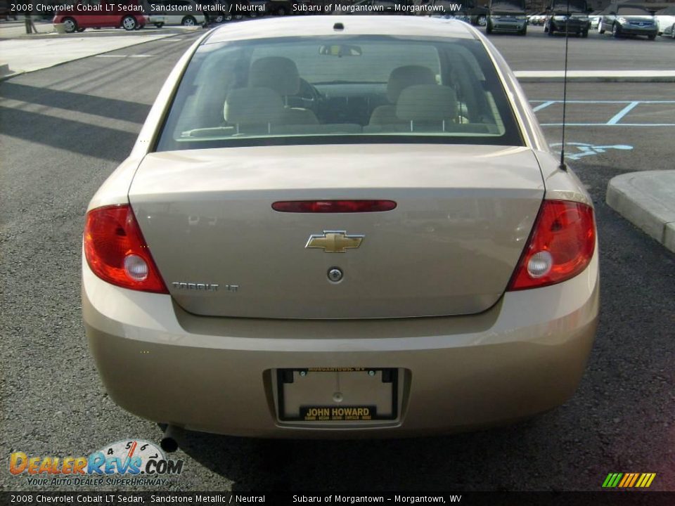 2008 Chevrolet Cobalt LT Sedan Sandstone Metallic / Neutral Photo #4
