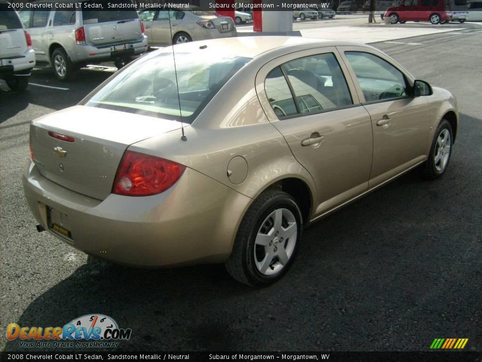 2008 Chevrolet Cobalt LT Sedan Sandstone Metallic / Neutral Photo #5