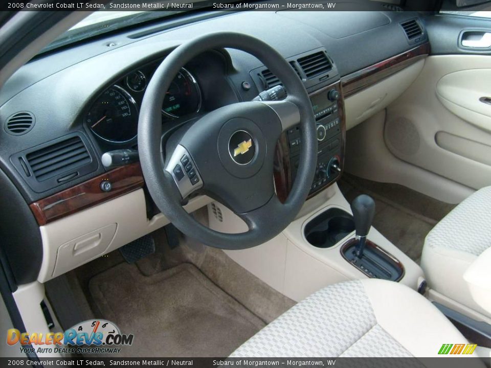 2008 Chevrolet Cobalt LT Sedan Sandstone Metallic / Neutral Photo #10