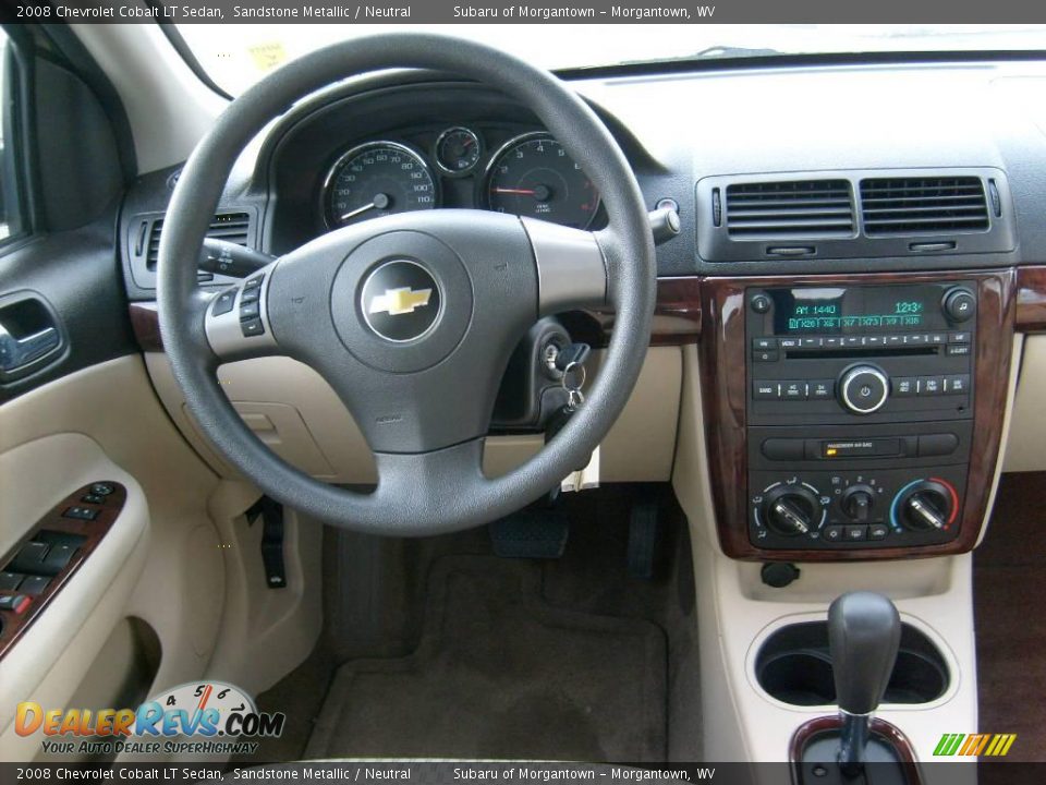 2008 Chevrolet Cobalt LT Sedan Sandstone Metallic / Neutral Photo #13
