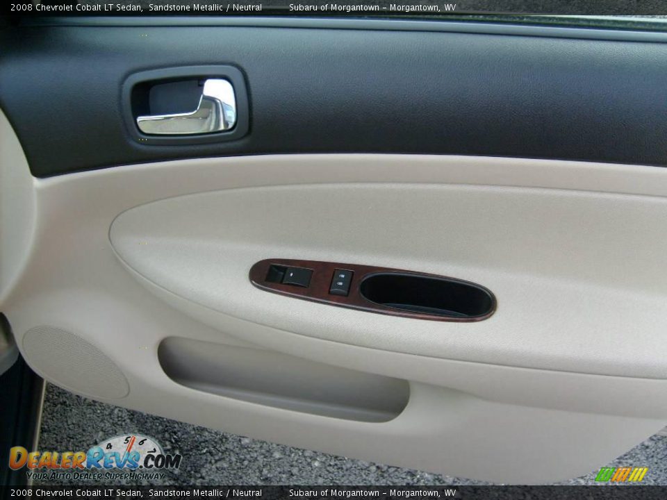2008 Chevrolet Cobalt LT Sedan Sandstone Metallic / Neutral Photo #17