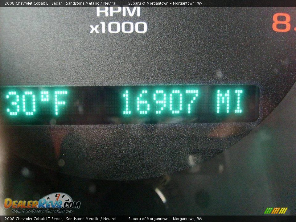 2008 Chevrolet Cobalt LT Sedan Sandstone Metallic / Neutral Photo #20