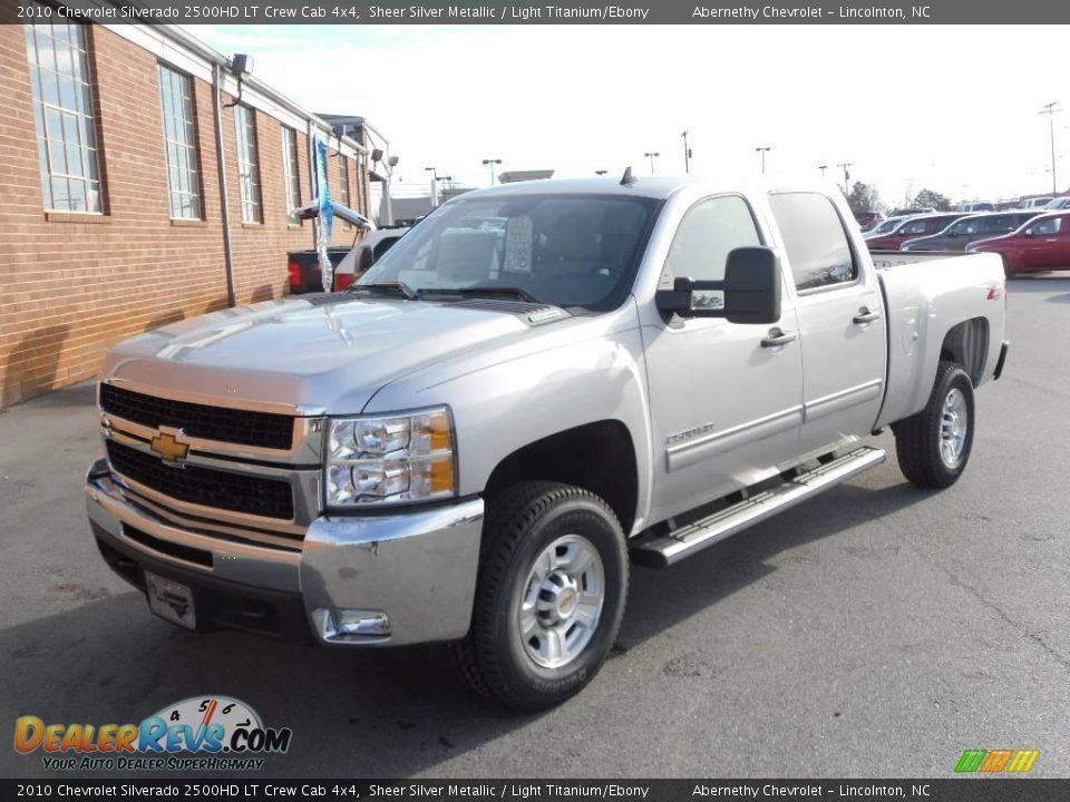 2010 Chevrolet Silverado 2500HD LT Crew Cab 4x4 Sheer Silver Metallic / Light Titanium/Ebony Photo #1