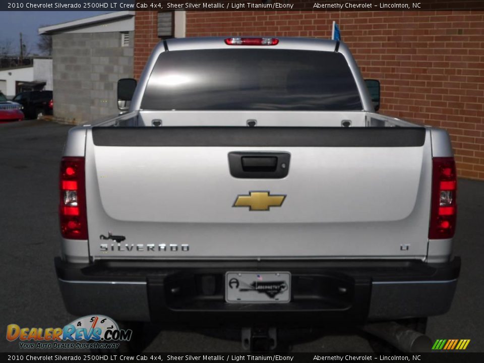 2010 Chevrolet Silverado 2500HD LT Crew Cab 4x4 Sheer Silver Metallic / Light Titanium/Ebony Photo #3