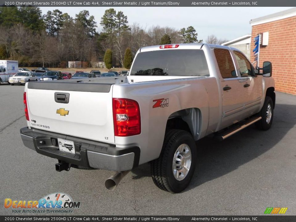 2010 Chevrolet Silverado 2500HD LT Crew Cab 4x4 Sheer Silver Metallic / Light Titanium/Ebony Photo #5