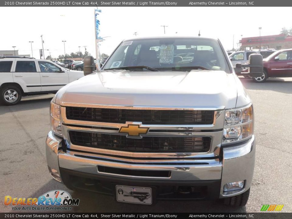 2010 Chevrolet Silverado 2500HD LT Crew Cab 4x4 Sheer Silver Metallic / Light Titanium/Ebony Photo #8