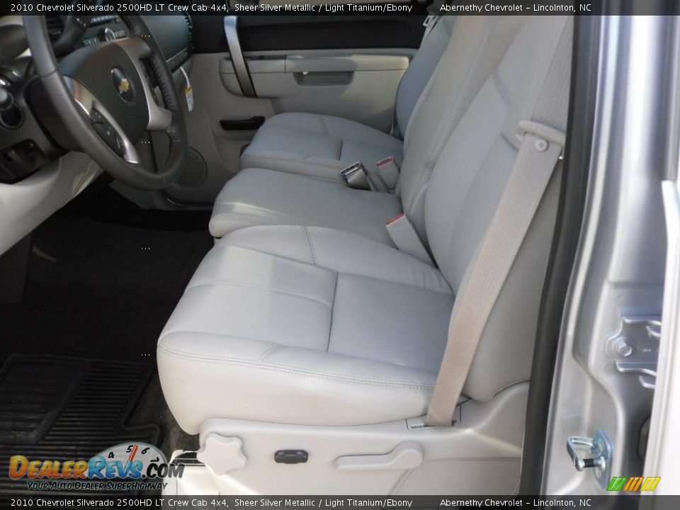 2010 Chevrolet Silverado 2500HD LT Crew Cab 4x4 Sheer Silver Metallic / Light Titanium/Ebony Photo #11