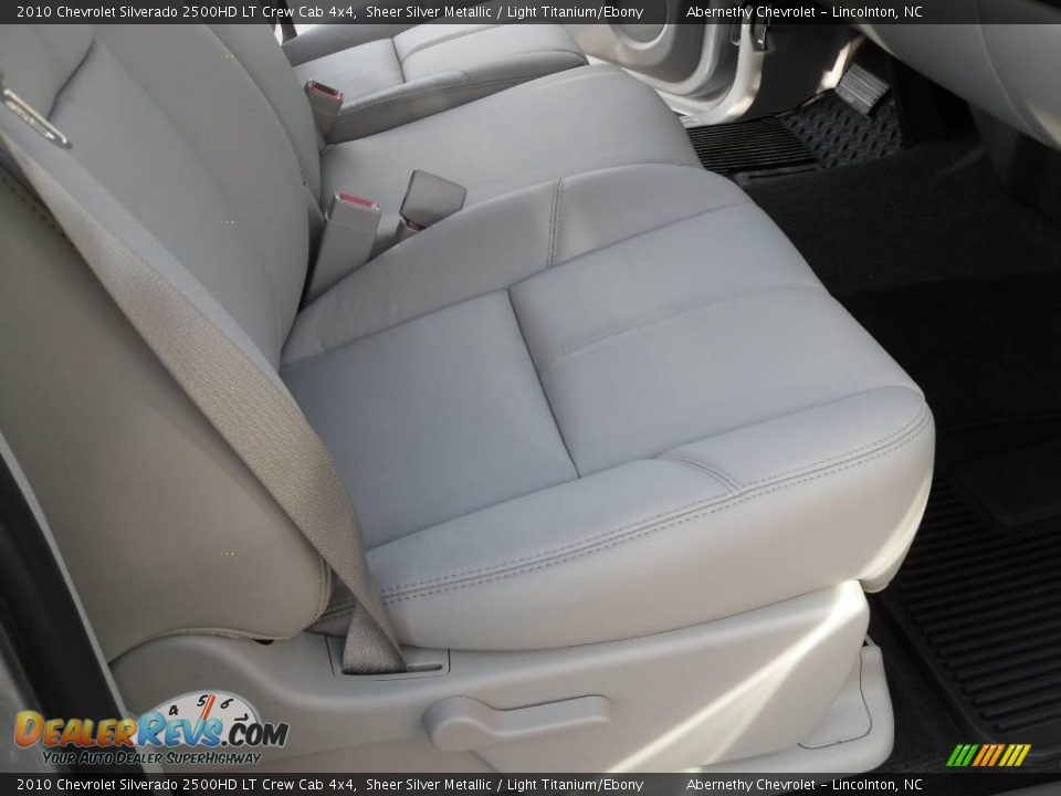 2010 Chevrolet Silverado 2500HD LT Crew Cab 4x4 Sheer Silver Metallic / Light Titanium/Ebony Photo #16