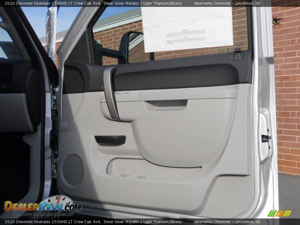 2010 Chevrolet Silverado 2500HD LT Crew Cab 4x4 Sheer Silver Metallic / Light Titanium/Ebony Photo #18