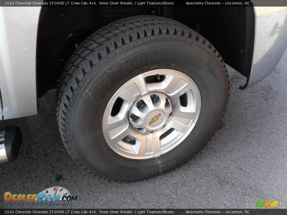 2010 Chevrolet Silverado 2500HD LT Crew Cab 4x4 Sheer Silver Metallic / Light Titanium/Ebony Photo #19