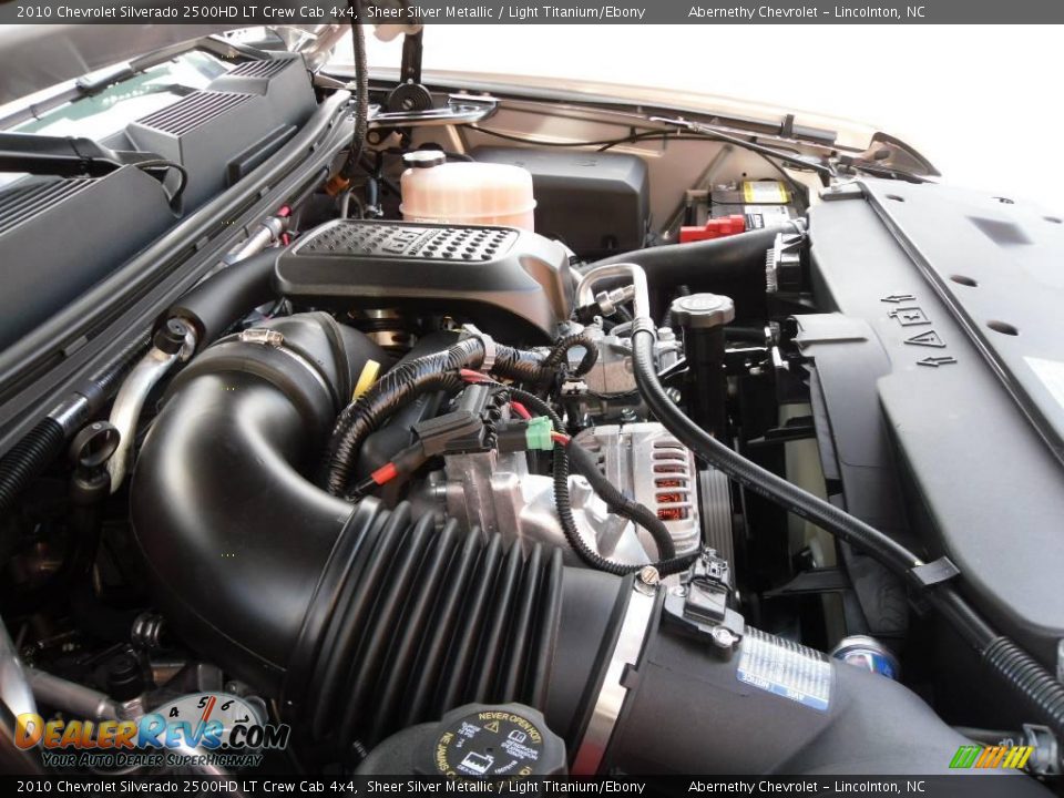 2010 Chevrolet Silverado 2500HD LT Crew Cab 4x4 Sheer Silver Metallic / Light Titanium/Ebony Photo #21