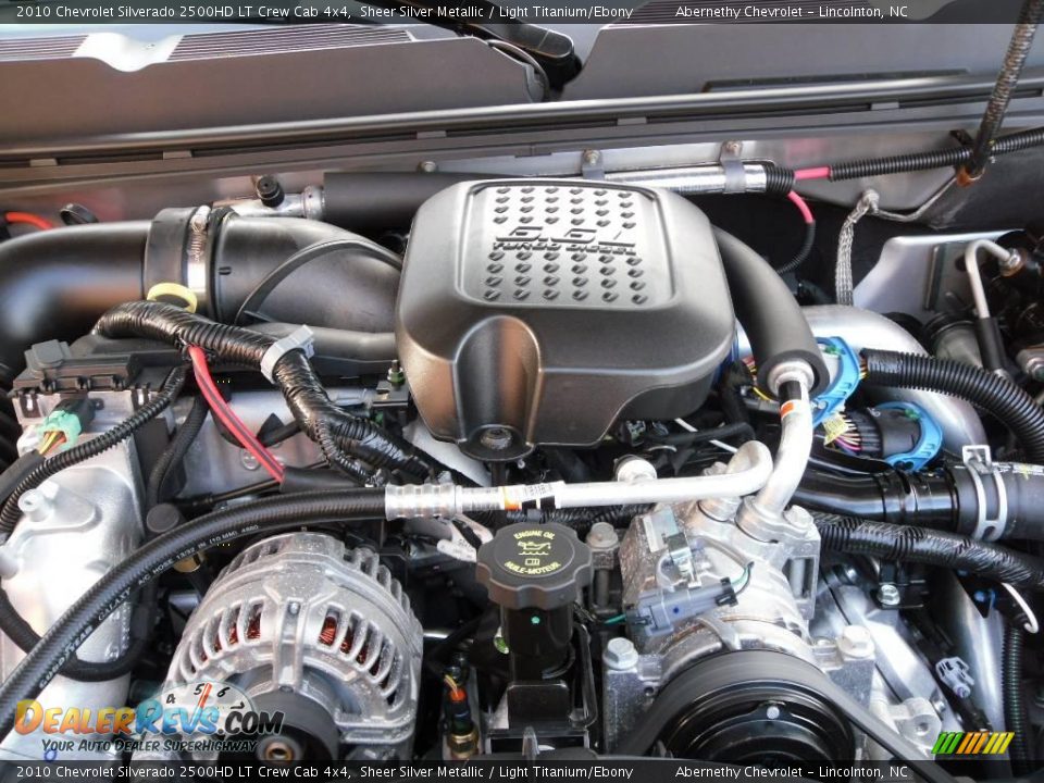 2010 Chevrolet Silverado 2500HD LT Crew Cab 4x4 Sheer Silver Metallic / Light Titanium/Ebony Photo #22