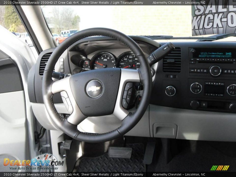 2010 Chevrolet Silverado 2500HD LT Crew Cab 4x4 Sheer Silver Metallic / Light Titanium/Ebony Photo #23