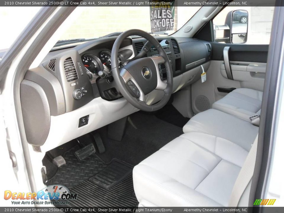 2010 Chevrolet Silverado 2500HD LT Crew Cab 4x4 Sheer Silver Metallic / Light Titanium/Ebony Photo #26