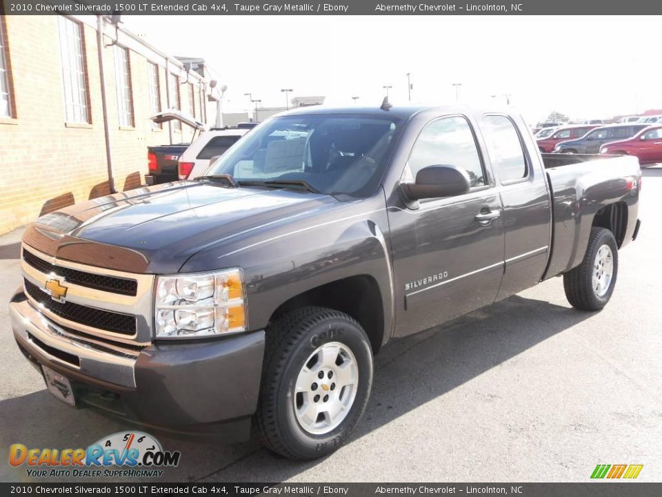 2010 Chevrolet Silverado 1500 LT Extended Cab 4x4 Taupe Gray Metallic / Ebony Photo #1
