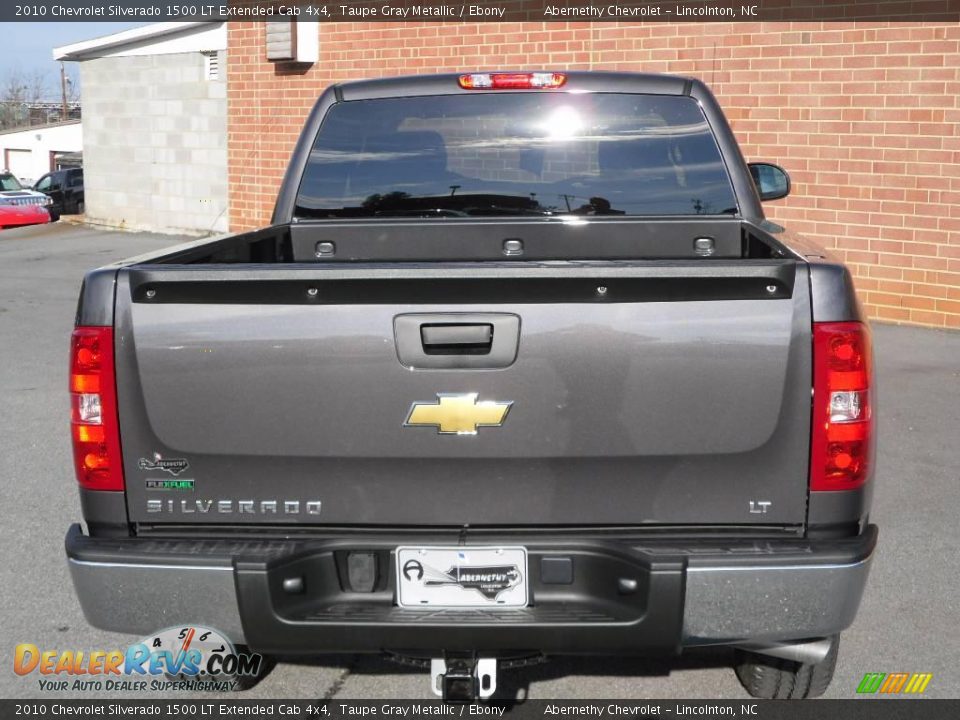 2010 Chevrolet Silverado 1500 LT Extended Cab 4x4 Taupe Gray Metallic / Ebony Photo #3