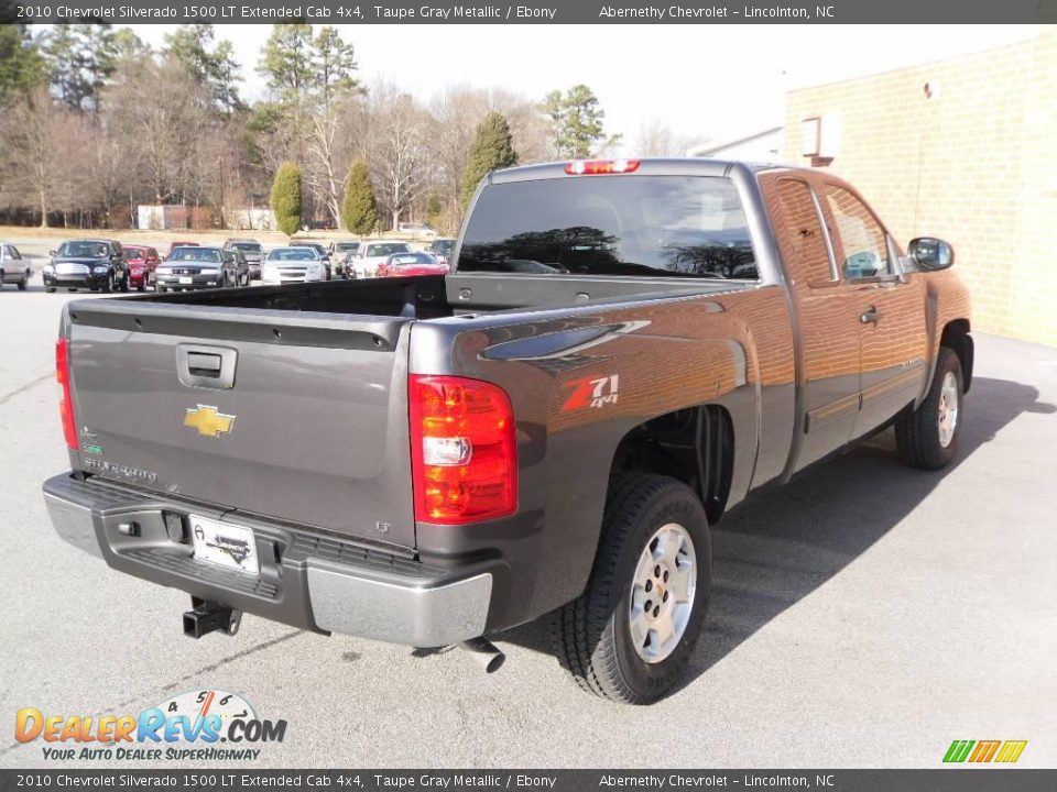 2010 Chevrolet Silverado 1500 LT Extended Cab 4x4 Taupe Gray Metallic / Ebony Photo #5