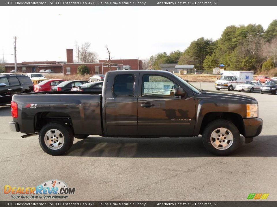 2010 Chevrolet Silverado 1500 LT Extended Cab 4x4 Taupe Gray Metallic / Ebony Photo #6
