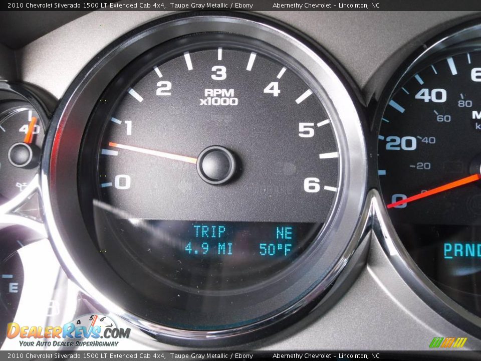 2010 Chevrolet Silverado 1500 LT Extended Cab 4x4 Taupe Gray Metallic / Ebony Photo #23