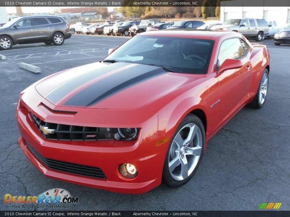2010 Chevrolet Camaro SS Coupe Inferno Orange Metallic / Black Photo #1