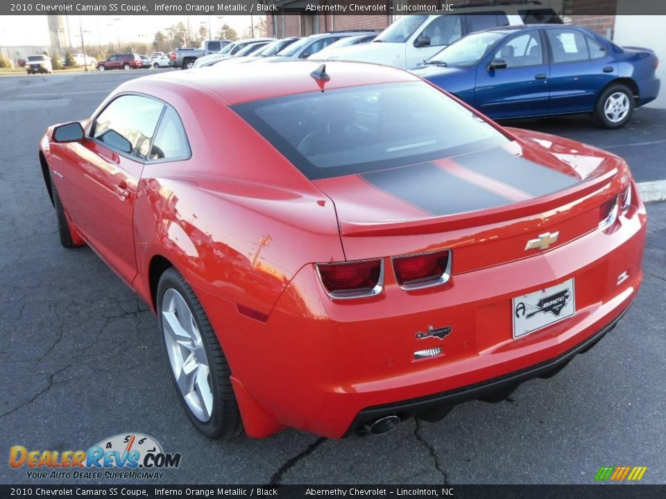 2010 Chevrolet Camaro SS Coupe Inferno Orange Metallic / Black Photo #2